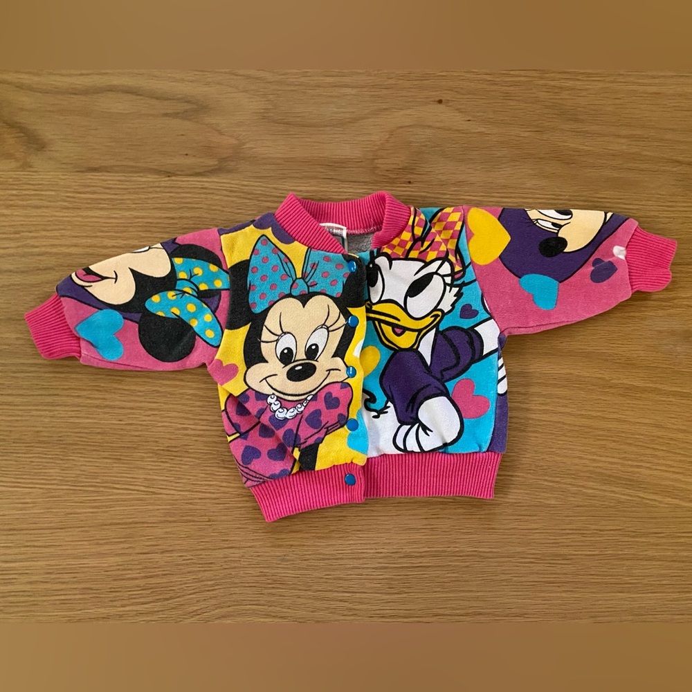 RARE Minnie and Daisy snap up sweatshirt